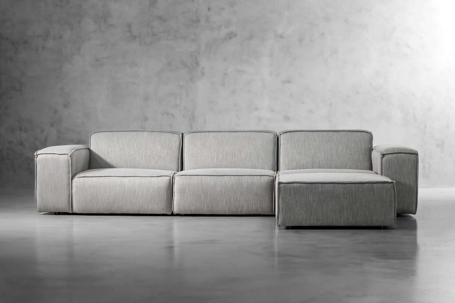 Luxury 3 seater modular couches with ottoman - Image 2