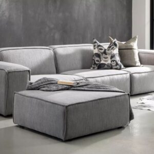 Luxury 3 seater modular couches with ottoman