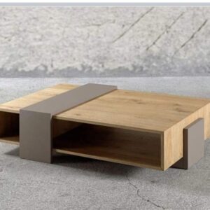 Coffee table super texture and superwood