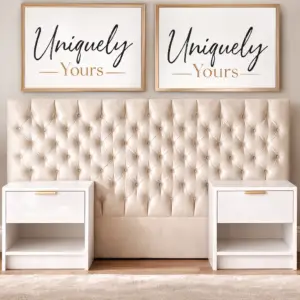 headboard  2 pedastals Online only Special